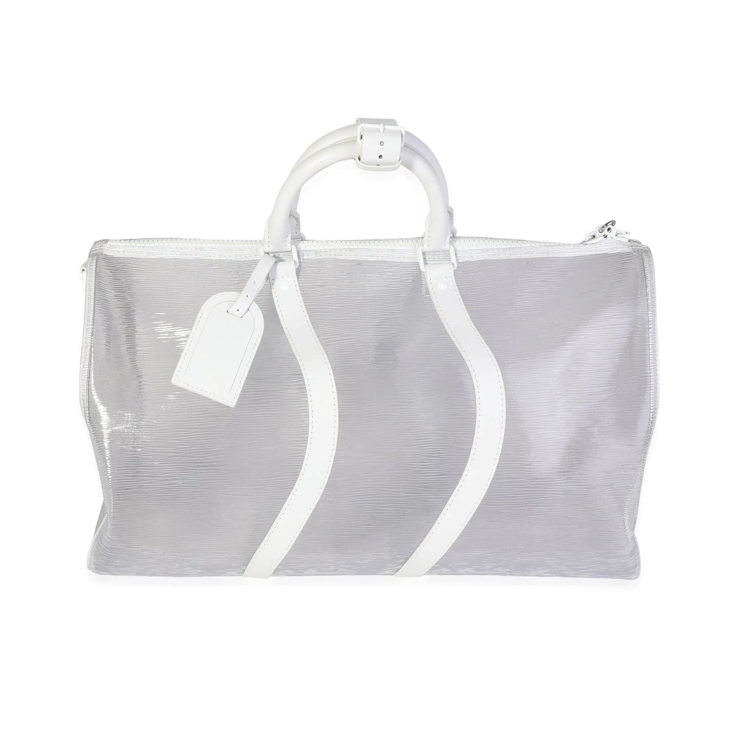Clear Epi PVC Wavy Keepall Bandoulière 50