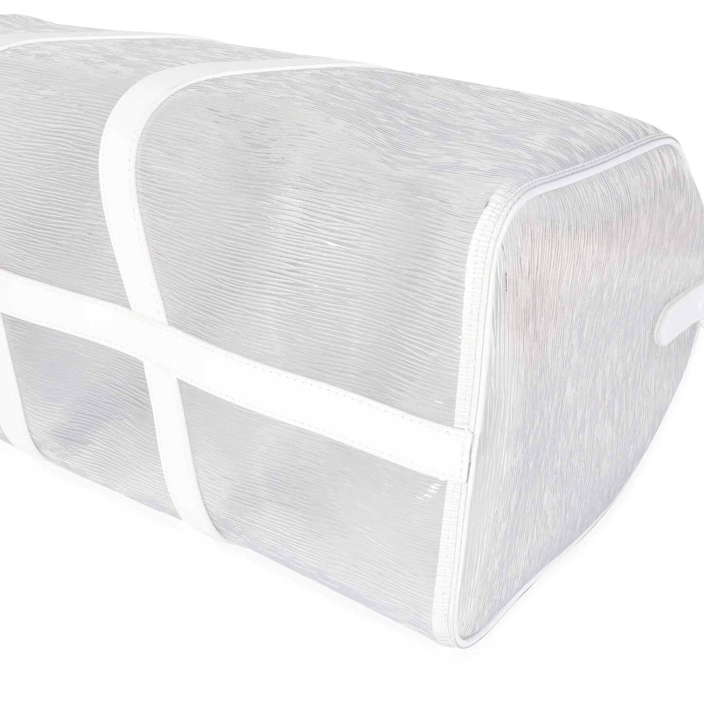 Clear Epi PVC Wavy Keepall Bandoulière 50