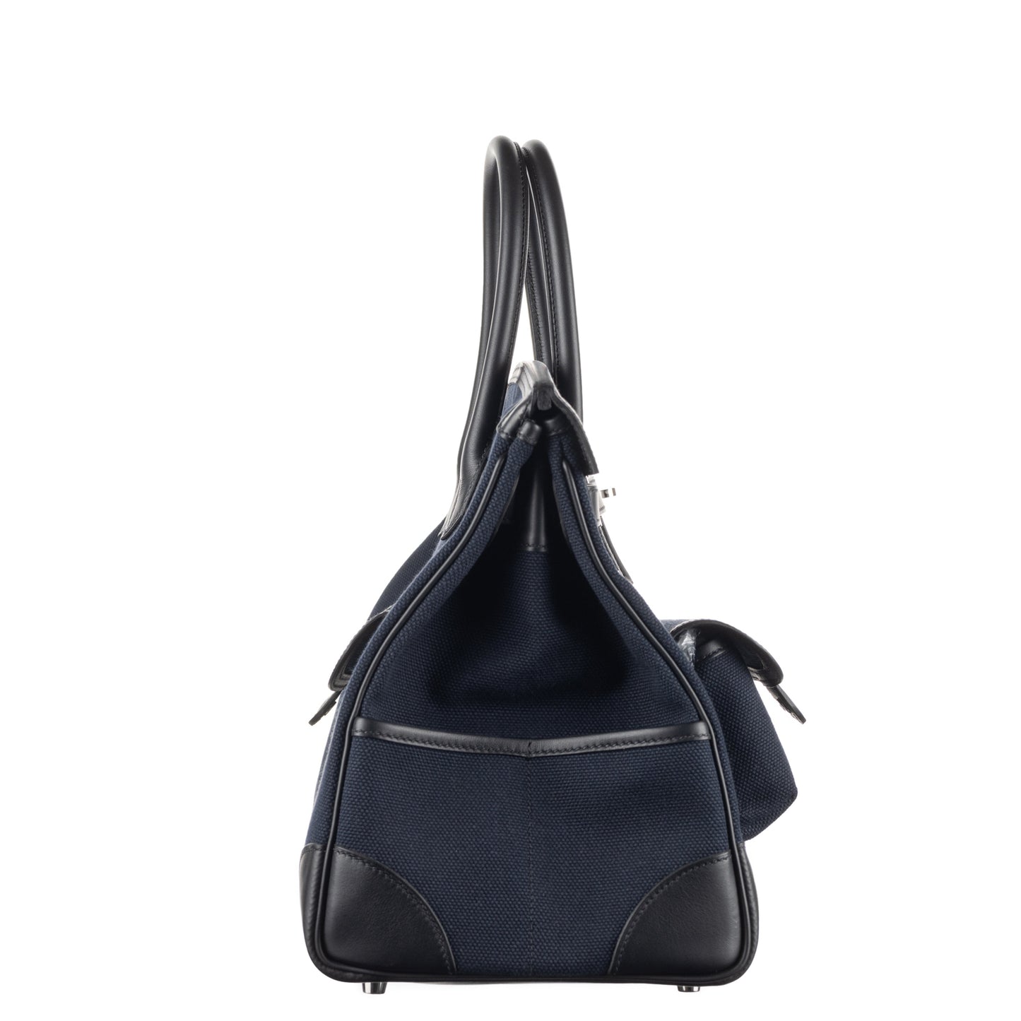 Hermès 35cm Birkin Cargo Bleu Marine PHW