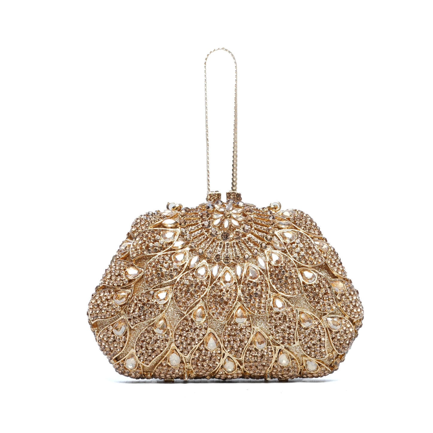 Golden_Silver Jasmin Royal Clutch