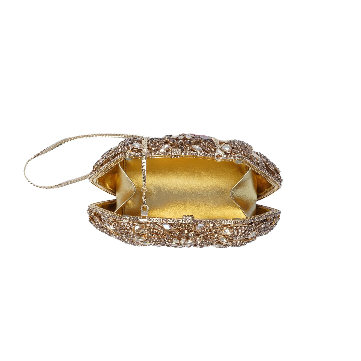 Golden_Silver Jasmin Royal Clutch