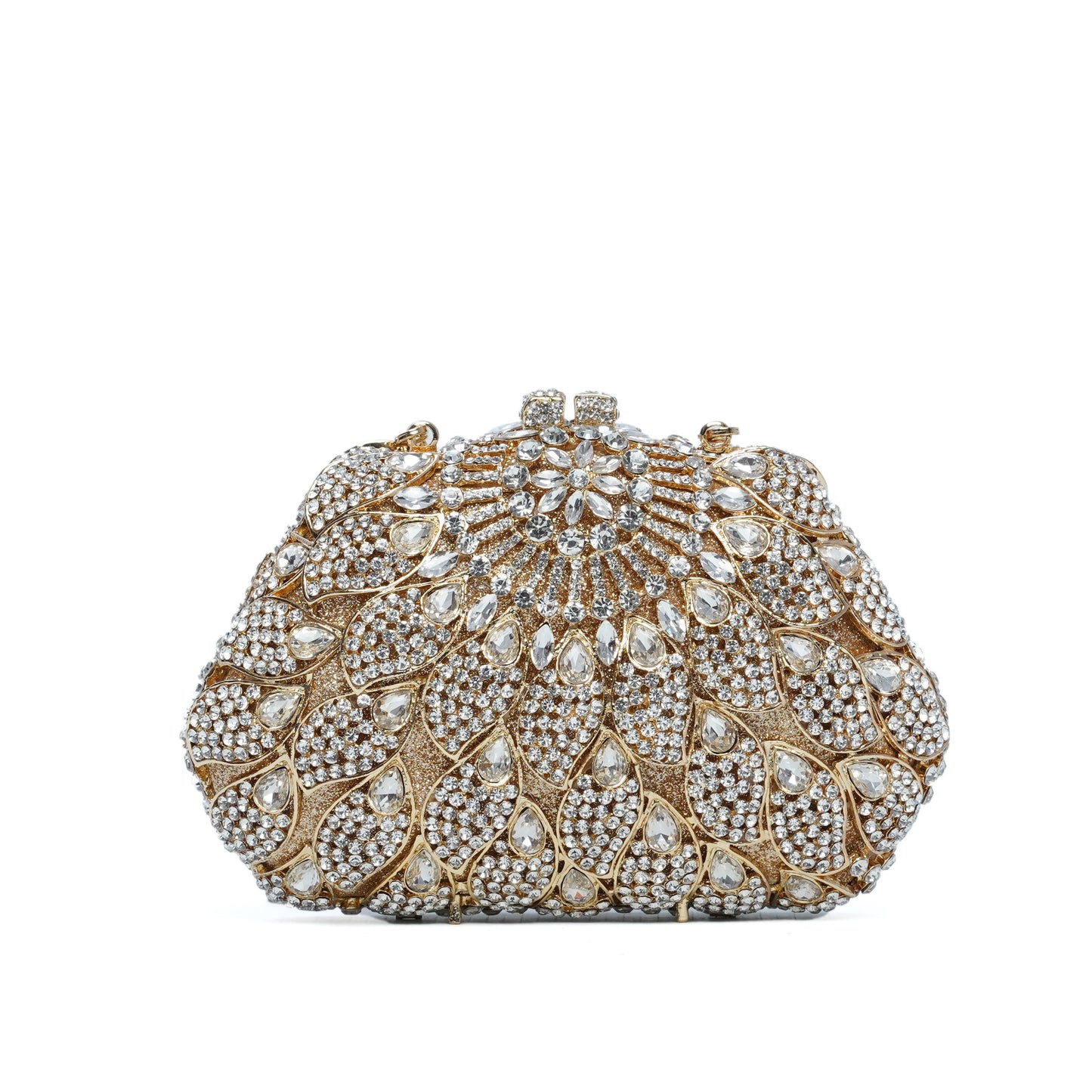 Golden_Silver Jasmin Royal Clutch