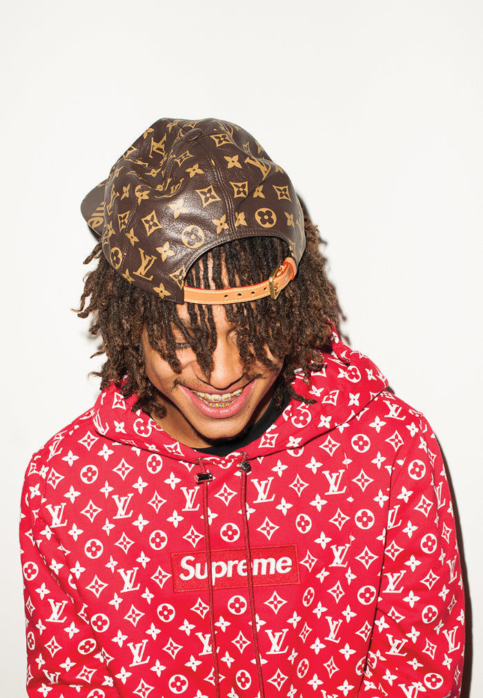 Louis Vuitton Supreme Logo Box Hoodie Monogram