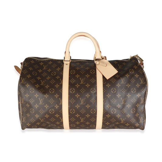 Monogram Canvas Keepall Bandouliere 50