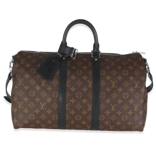 Monogram Maccassar Canvas Keepall Bandouliere 45