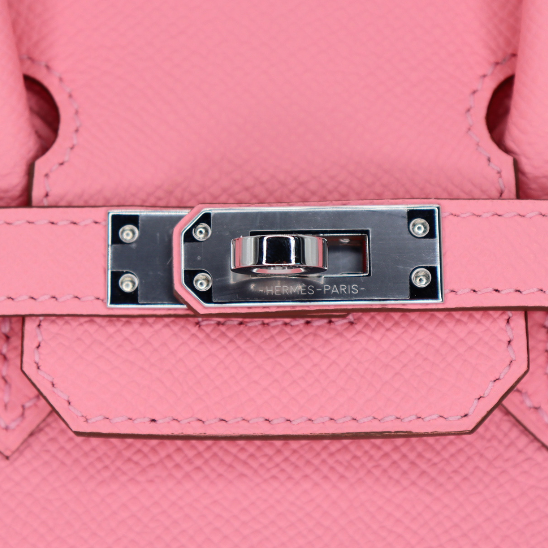 Hermès 25cm Birkin Sellier Rose Confetti Epsom Leather Palladium Hardware
