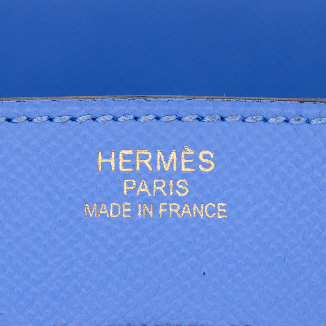 Hermès 35cm Birkin Bleu Paradis Epsom Leather Gold Hardware
