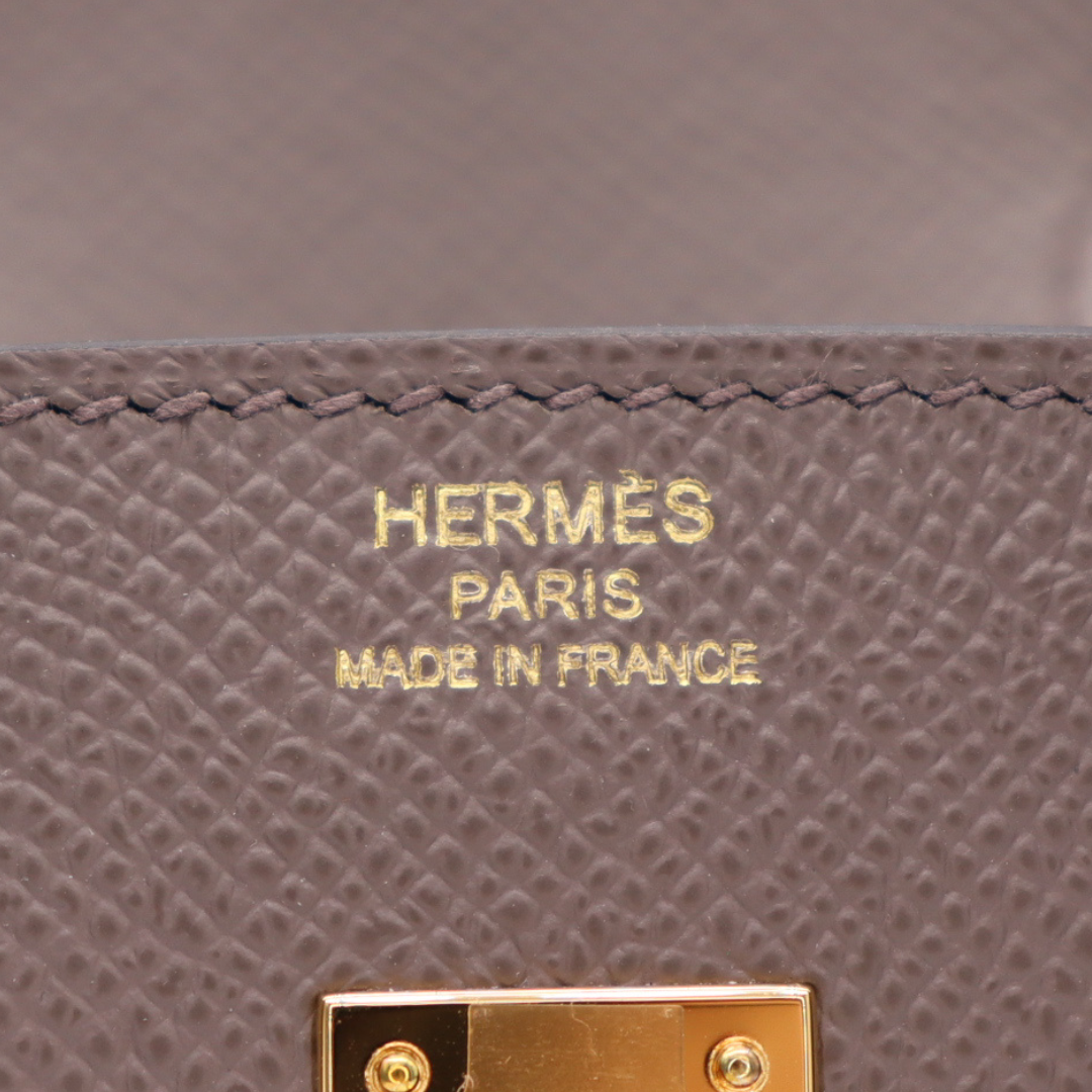 Hermès 25cm Birkin Sellier Etain Epsom Leather Gold Hardware