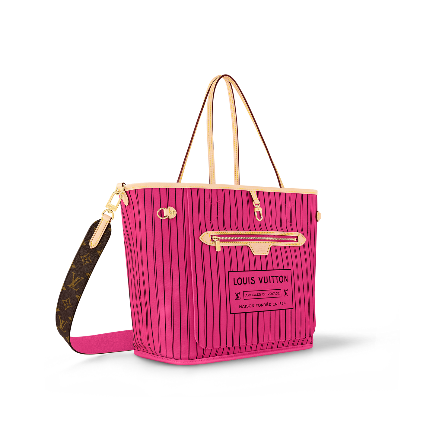 Neverfull Bandoulière Inside Out MM Tote Bag