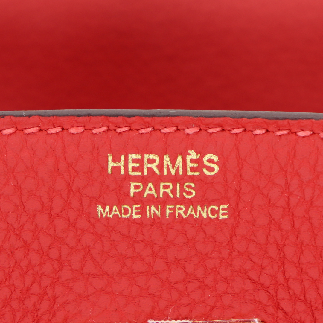 Hermès 30cm Birkin Capucine Togo Leather Gold Hardware