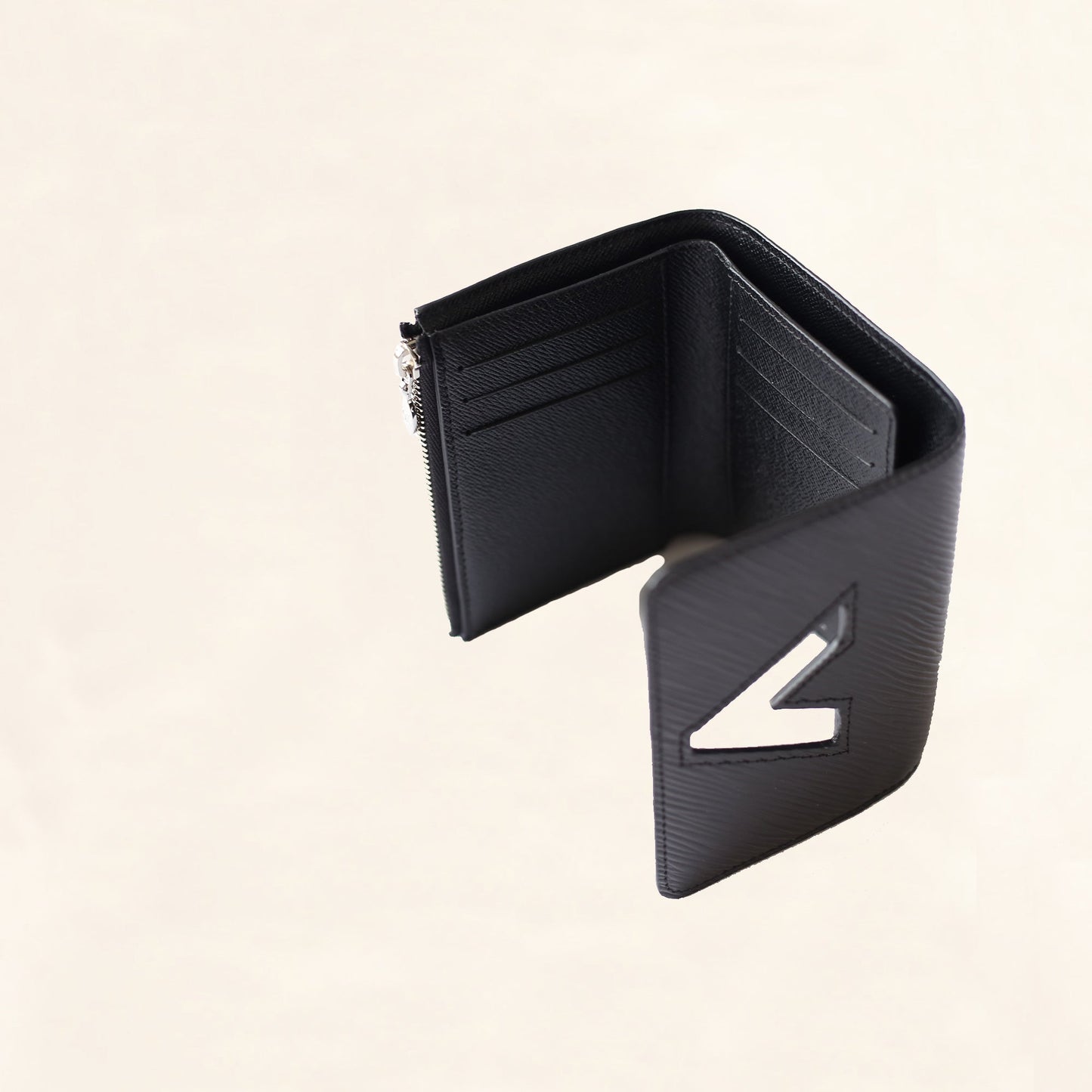Louis Vuitton | Twist Compact Epi Leather Wallet | Black