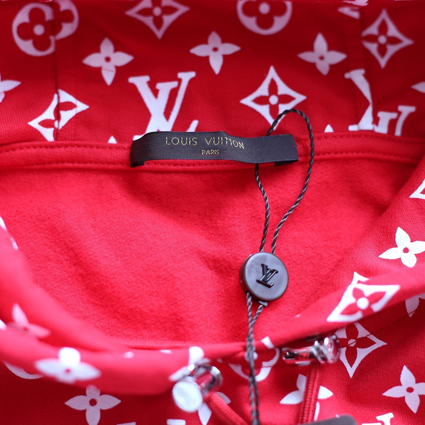 Louis Vuitton Supreme Logo Box Hoodie Monogram