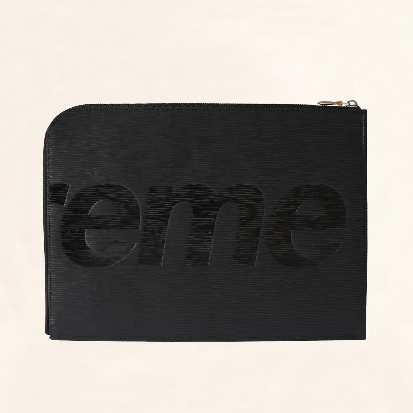 Louis Vuitton | Supreme Black Epi Pochette Jour | GM