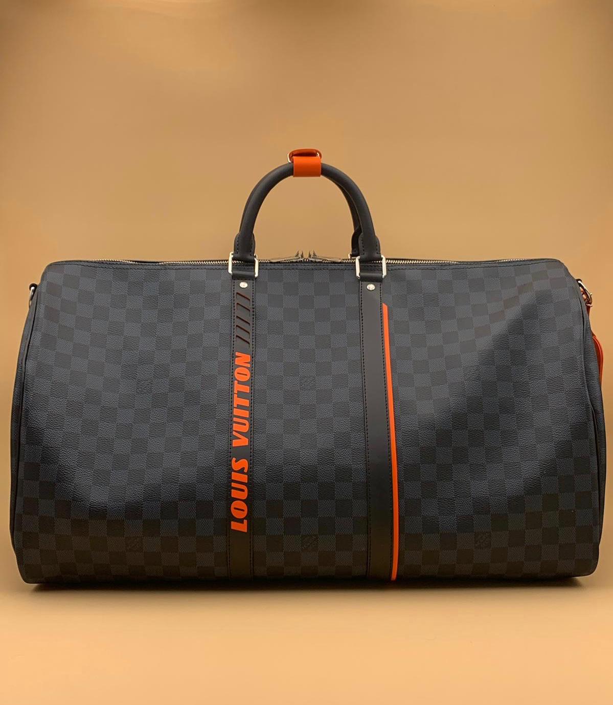 Louis Vuitton | Damier Cobalt Race Keepall Bandouliere 55 | N40167