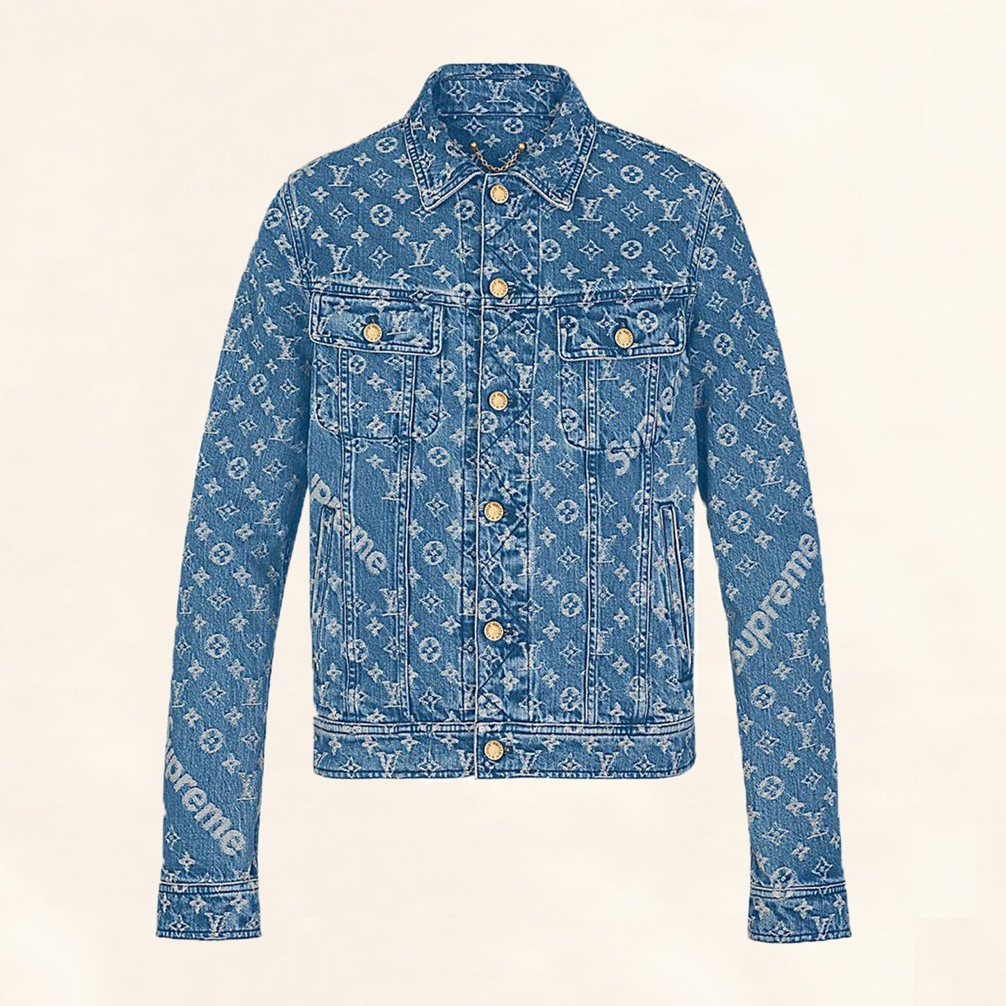 Louis Vuitton | Supreme Denim Monogram Jacket | 56