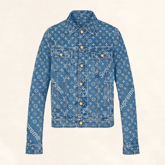 Louis Vuitton | Supreme Denim Monogram Jacket | 56