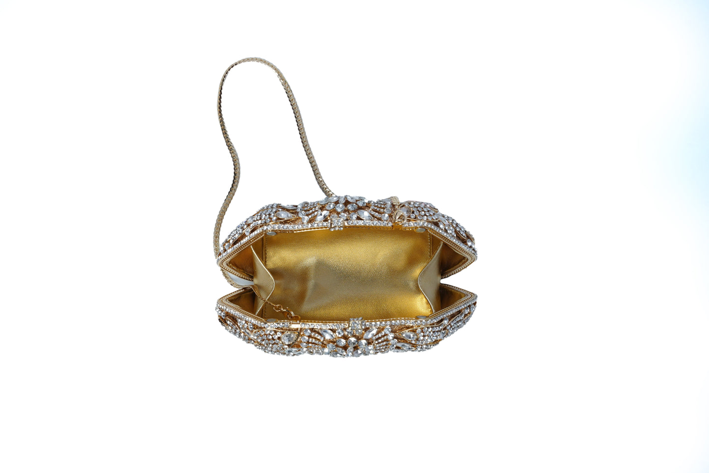 Golden_Silver Jasmin Royal Clutch