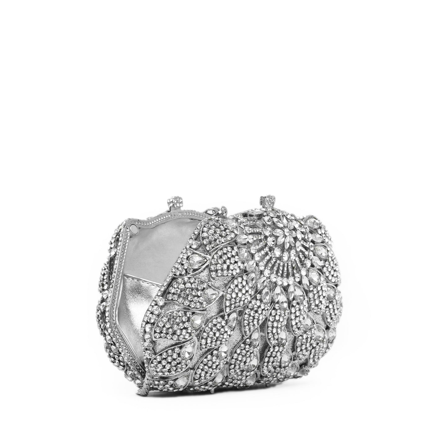 Golden_Silver Jasmin Royal Clutch