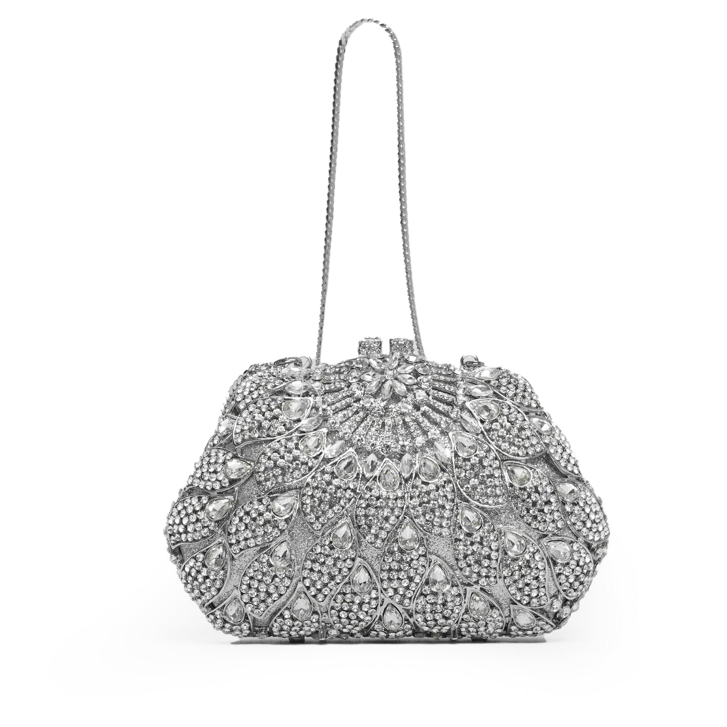 Golden_Silver Jasmin Royal Clutch